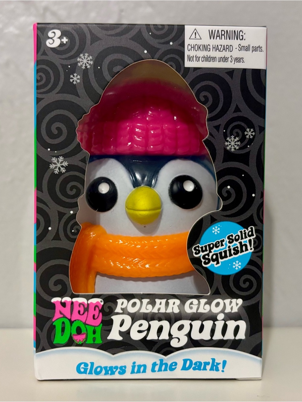 Polar Glow NeeDoh Penguin Squishy Toy Christmas Holiday 2026